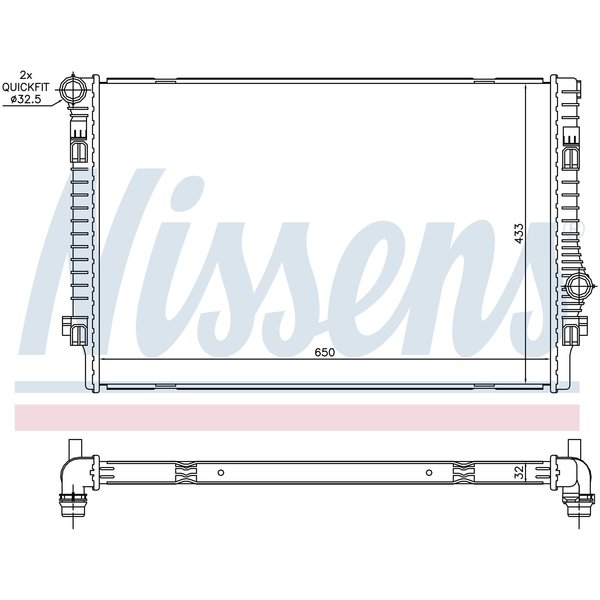 Nissen Radiator, 65302 65302